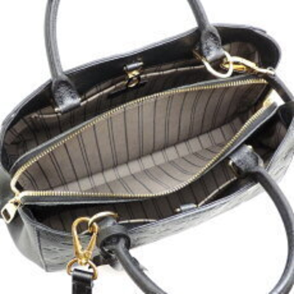 Louis Vuitton Montaigne Handbag Empreinte Noir Black - Picture 7 of 9